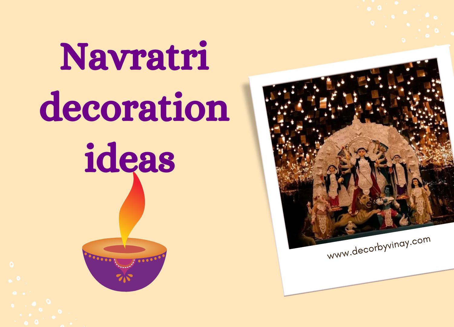 Navratri decoration ideas at home