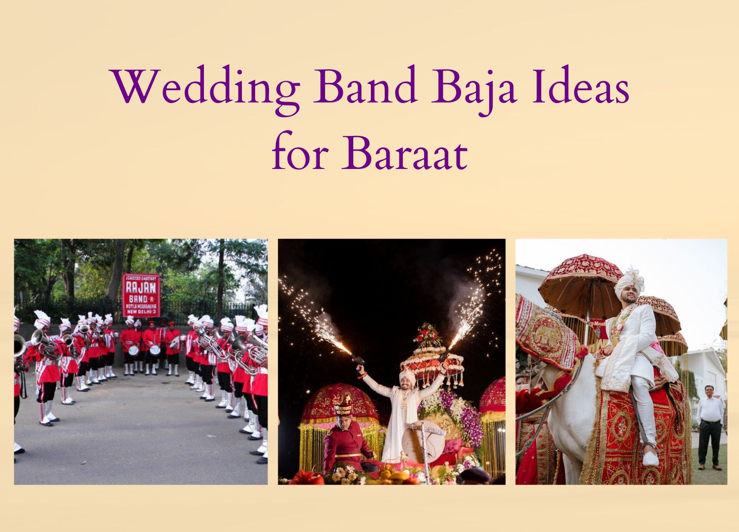 Wedding Band Baja Ideas for Baraat: Adding Musical Magic to Your Grand Entry
