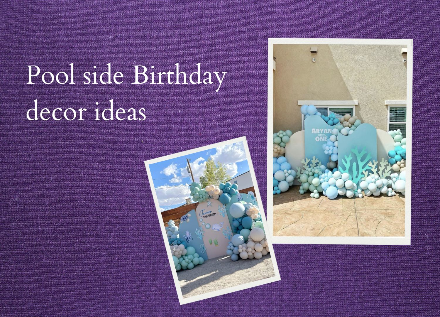 pool side birthday party ideas