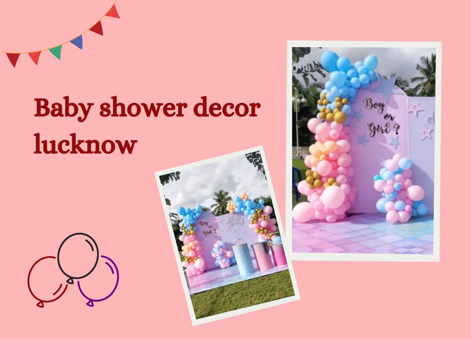 Birthday Planner in Lucknow - Baby Shower Decoration Ideas at Home: Make It Memorable and Magical