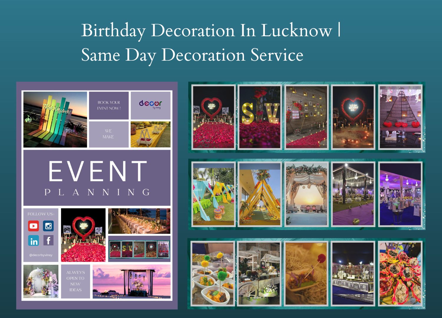 Birthday Decoration In Lucknow | Same Day Decoration Service